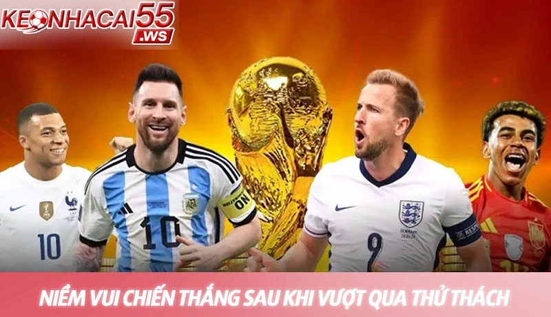 Niềm vui chiến thắng sau khi vượt qua thử thách